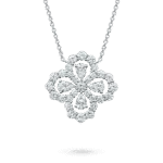 [Eternal Jewelry]LOOP NECKLACE FULL MOTIF DIAMOND 16MM MULTIPLE COLORS - Image 2