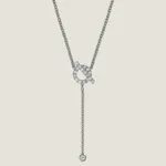 [Eternal Jewelry]FINESSE SILVER DIAMOND NECKLACE