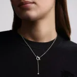 [Eternal Jewelry]FINESSE SILVER DIAMOND NECKLACE - Image 4
