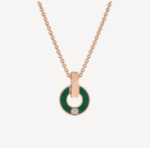 [Eternal Jewelry]GARI NECKLACE PINK GOLD MALACHITE - Image 2