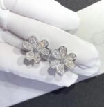 [Eternal Jewelry]FRIVOLE SILVER FLOWER DIAMOND EARRINGS - Image 6