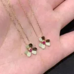 [Eternal Jewelry]FRIVOLE GOLD FLOWER NECKLACE - Image 3