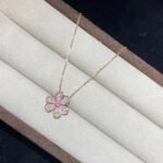 [Eternal Jewelry]FRIVOLE ROSE GOLD FLOWER DIAMOND NECKLACE - Image 7