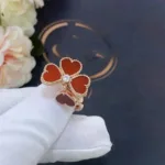 [Eternal Jewelry]SWEET CLOVER CARNELIAN RING - Image 6