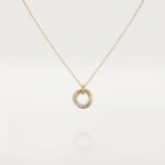 [Eternal Jewelry]TRINITY NECKLACE SILVER GOLD PINK GOLD DIAMONDS - Image 2