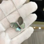 [Eternal Jewelry]LARGE BUTTERFLY SILVER PENDANT DIAMOND NECKLACE - Image 4