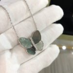 [Eternal Jewelry]LARGE BUTTERFLY SILVER PENDANT DIAMOND NECKLACE - Image 3