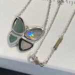 [Eternal Jewelry]LARGE BUTTERFLY SILVER PENDANT DIAMOND NECKLACE - Image 6